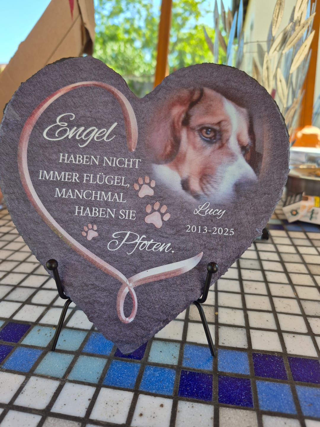 Customer photo review of Aufsteller