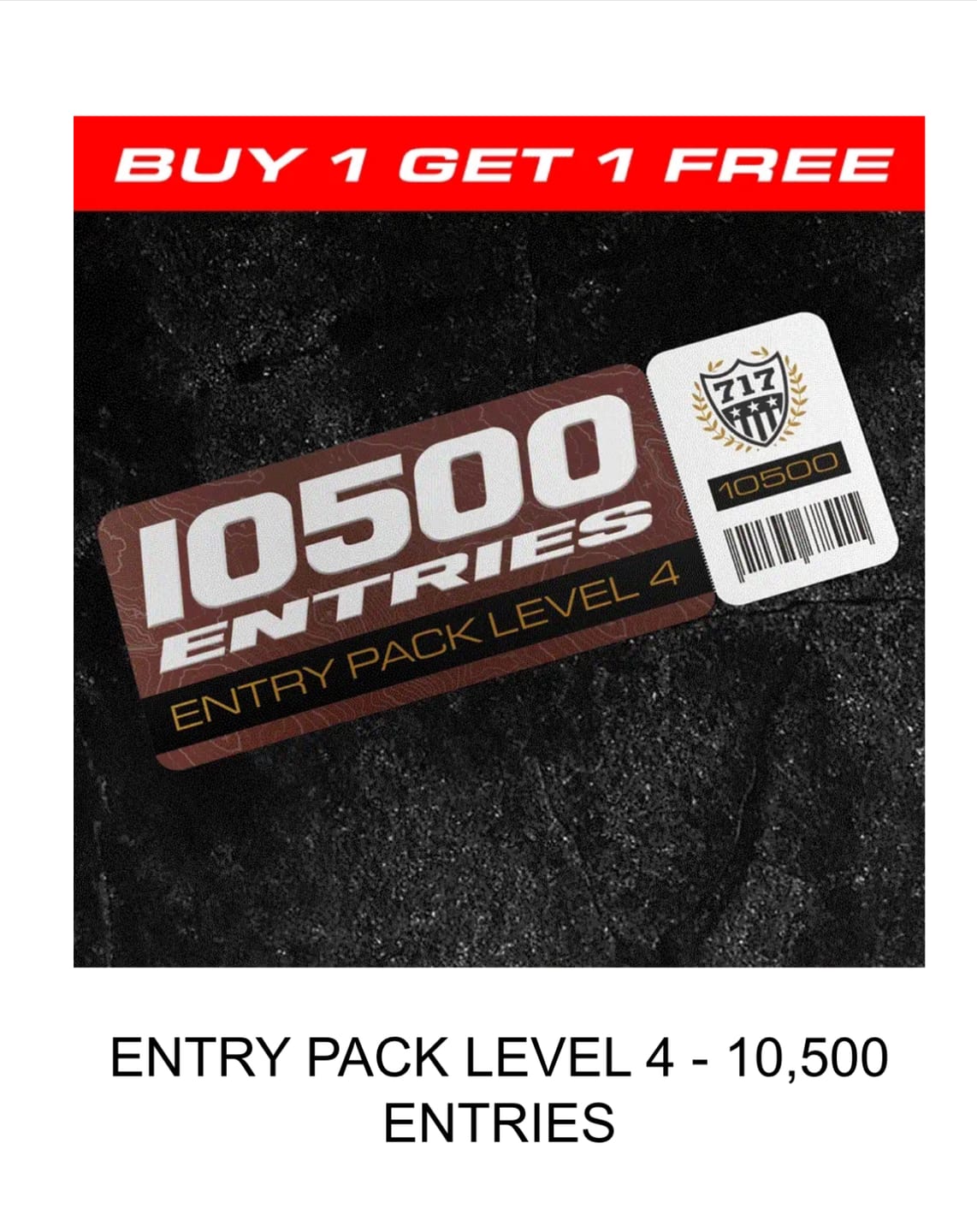 Customer photo review of ENTRY PACK LEVEL 4 - 10,500 ENTRIES
