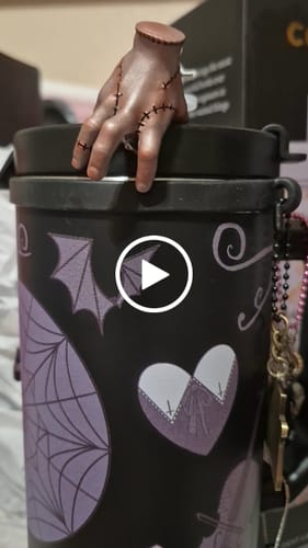 Customer video review of Spiderweb Straw Topper