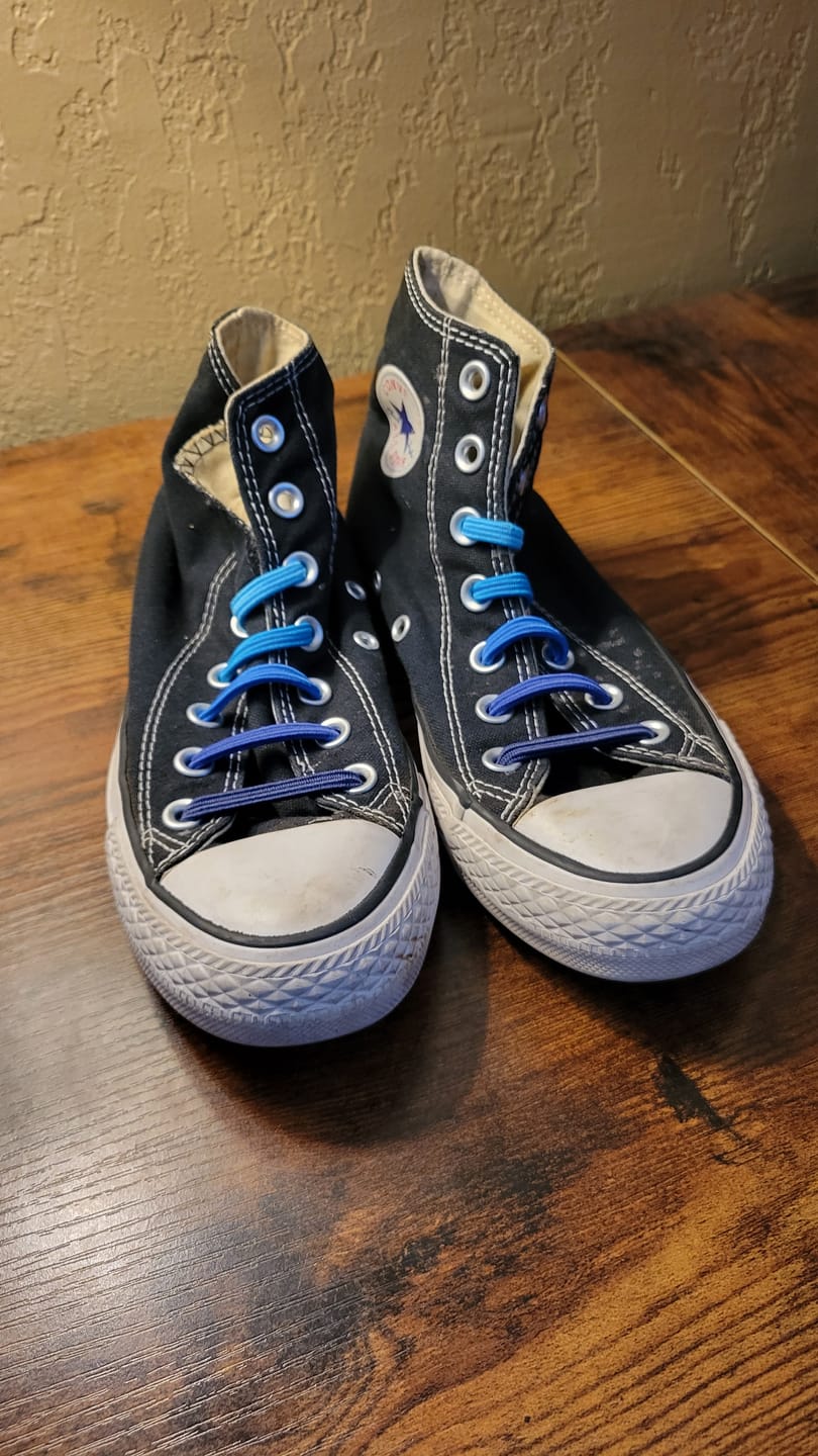 Customer photo review of uLace Kiddos - Ice