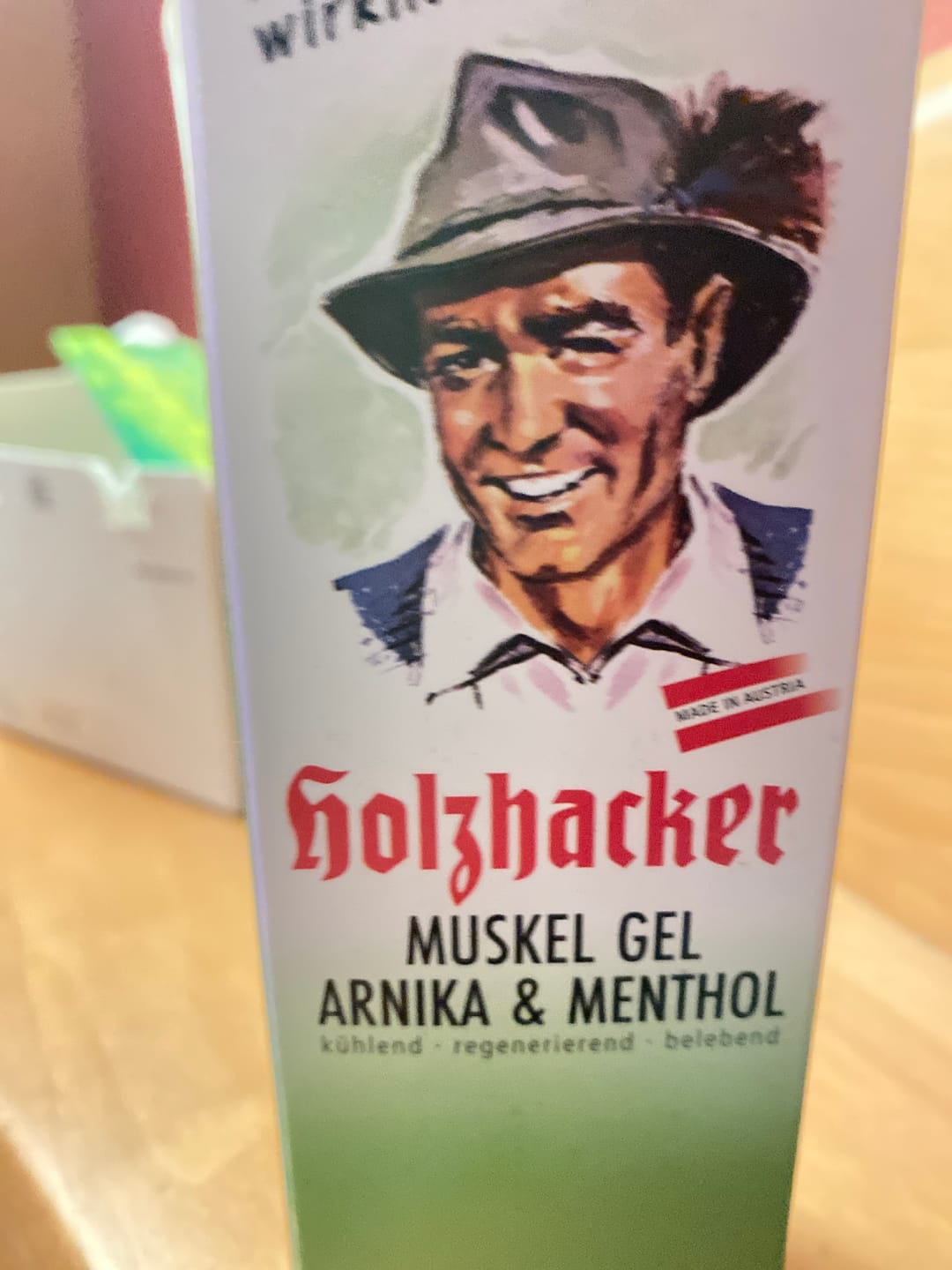 Customer photo review of Holzhacker Muskel Gel Arnika & Menthol 75 ml