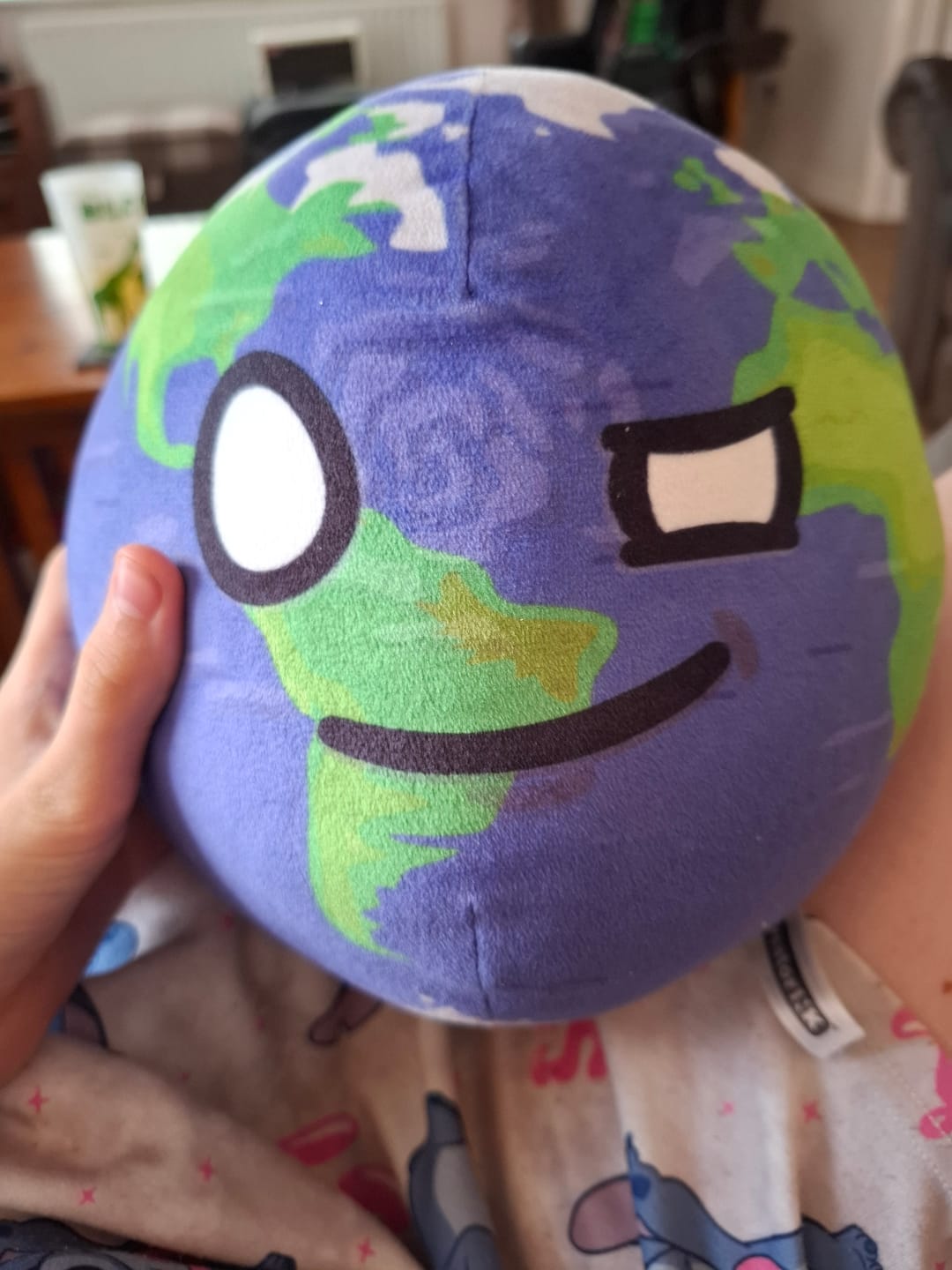 Customer photo review of The SolarBalls Earth Plush