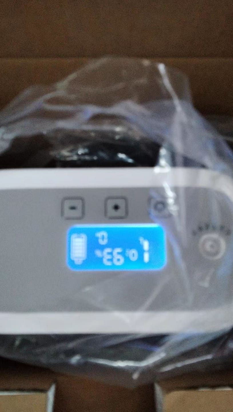 Customer photo review of Portable 1-5L Adjustable Continuous Flow 3 Hours Battery Oxygen Concentrator - 1001S