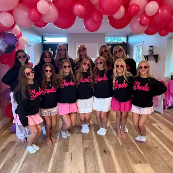Customer photo review of Custom College Chenille Team Name Embroidered Sweatshirt
