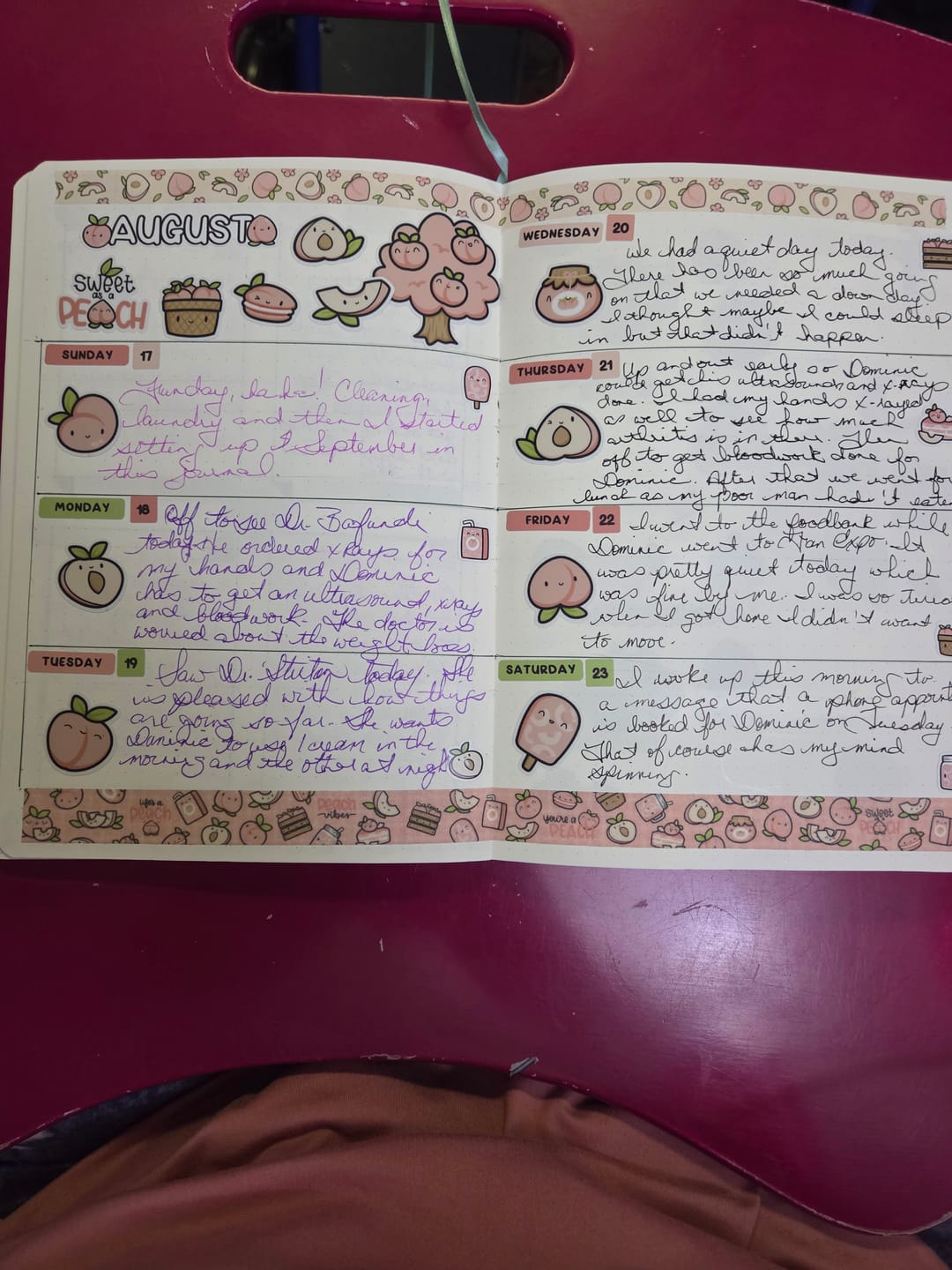Customer photo review of Just Peachy Washi Tapes (Set of 2)
