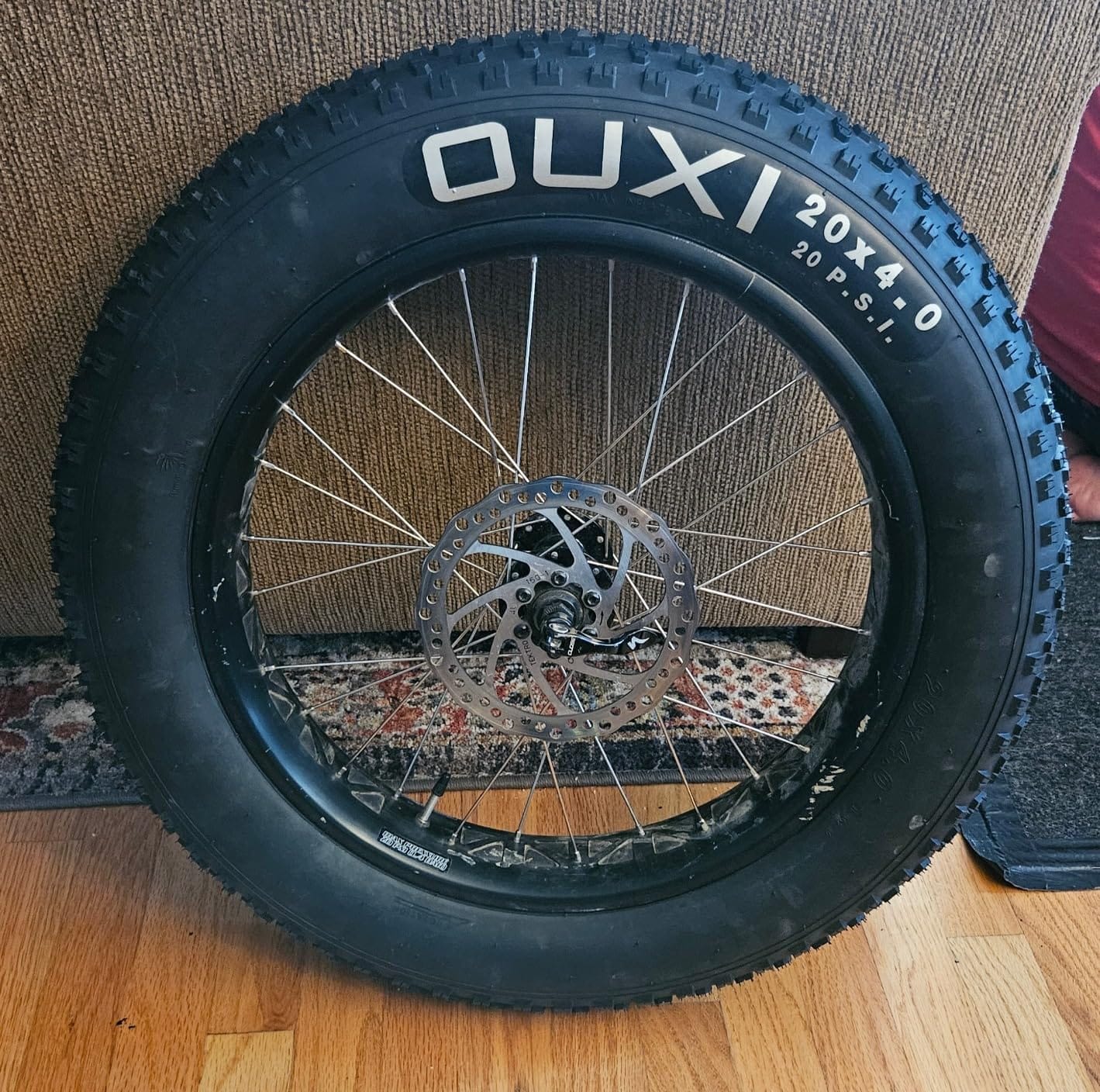Customer photo review of OUXI Electric Bike 20x4.0 Fat Tire Tube