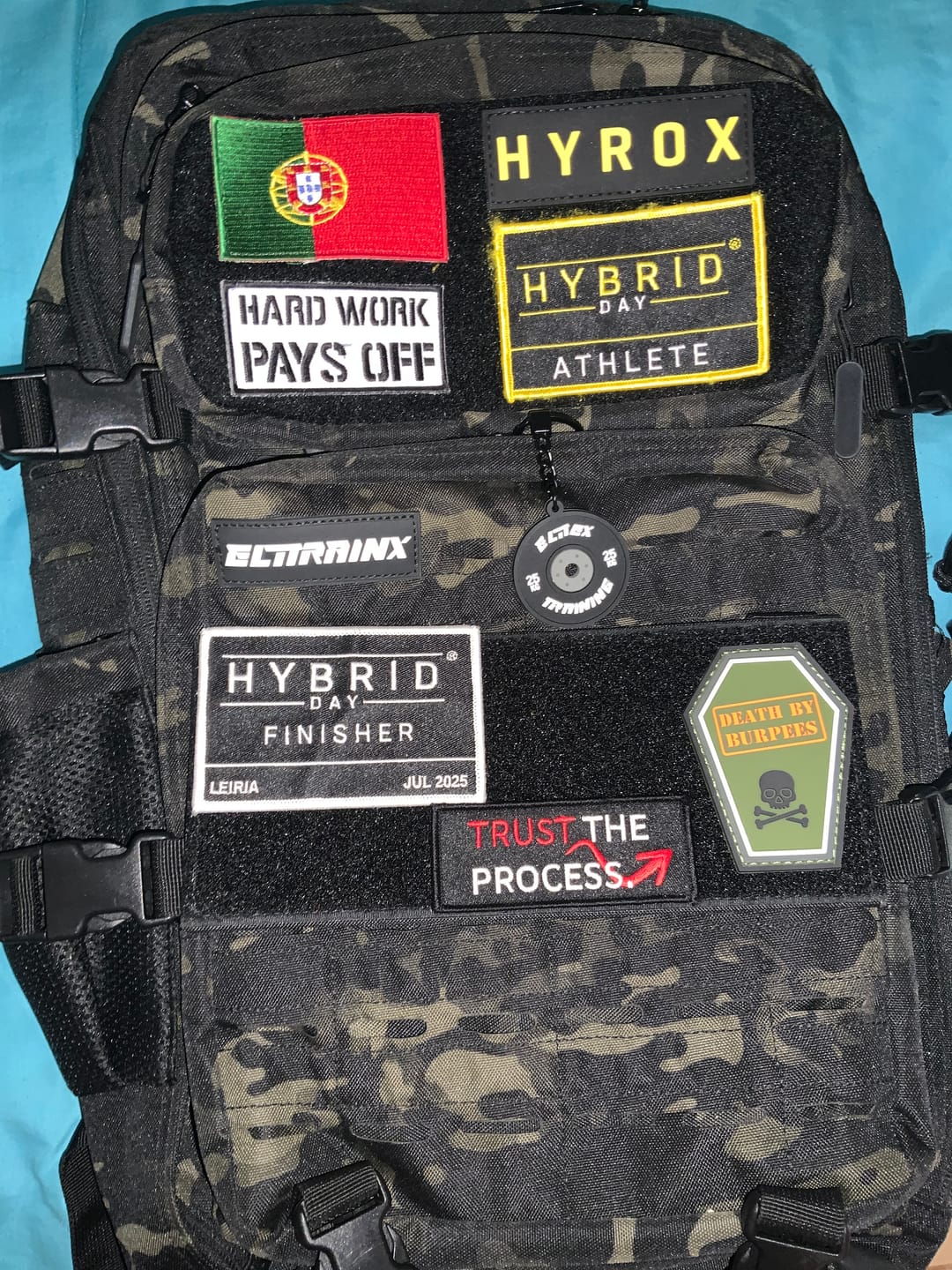 Customer photo review of Panel de Velcro para Mochilas de 45L Negro