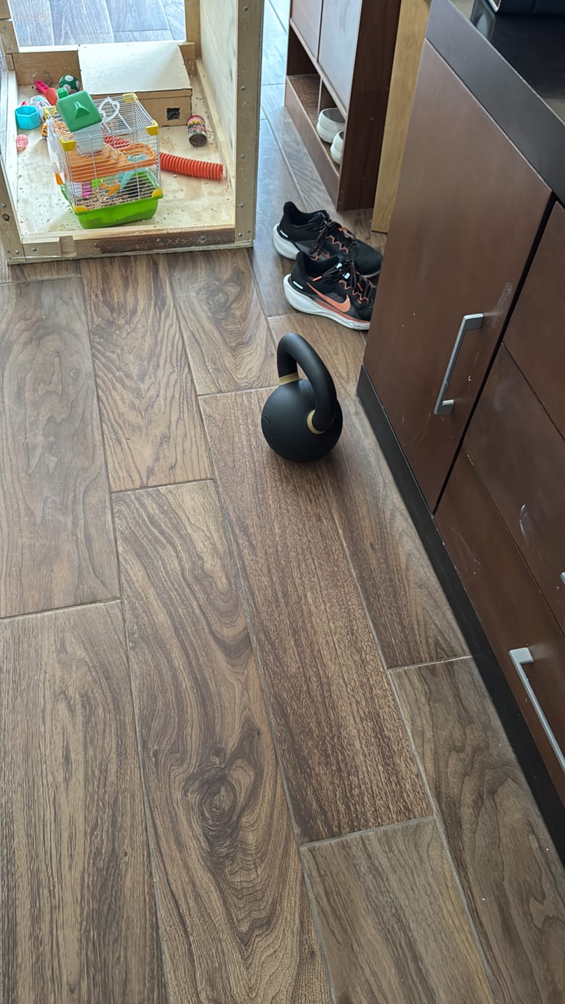 Customer photo review of Kettlebell Premium 4 a 36 kg IRONSIDE
