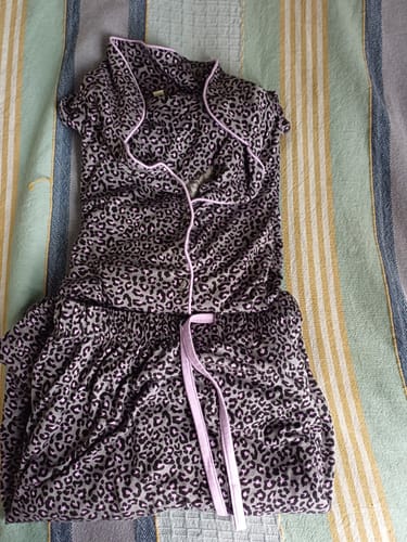 Reseña con foto de un cliente sobre Set Pijama Animal Print Dreamy