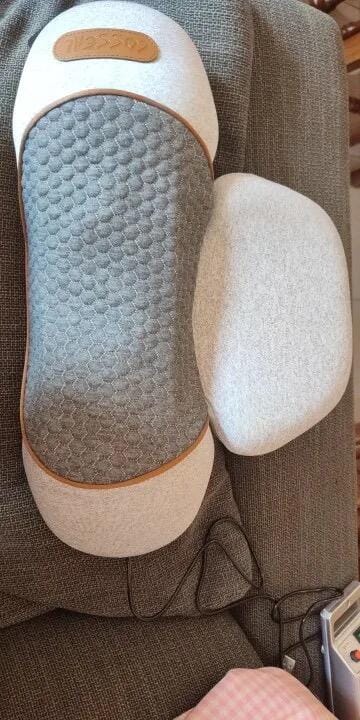 Customer photo review of כרית עיסוי וחימום