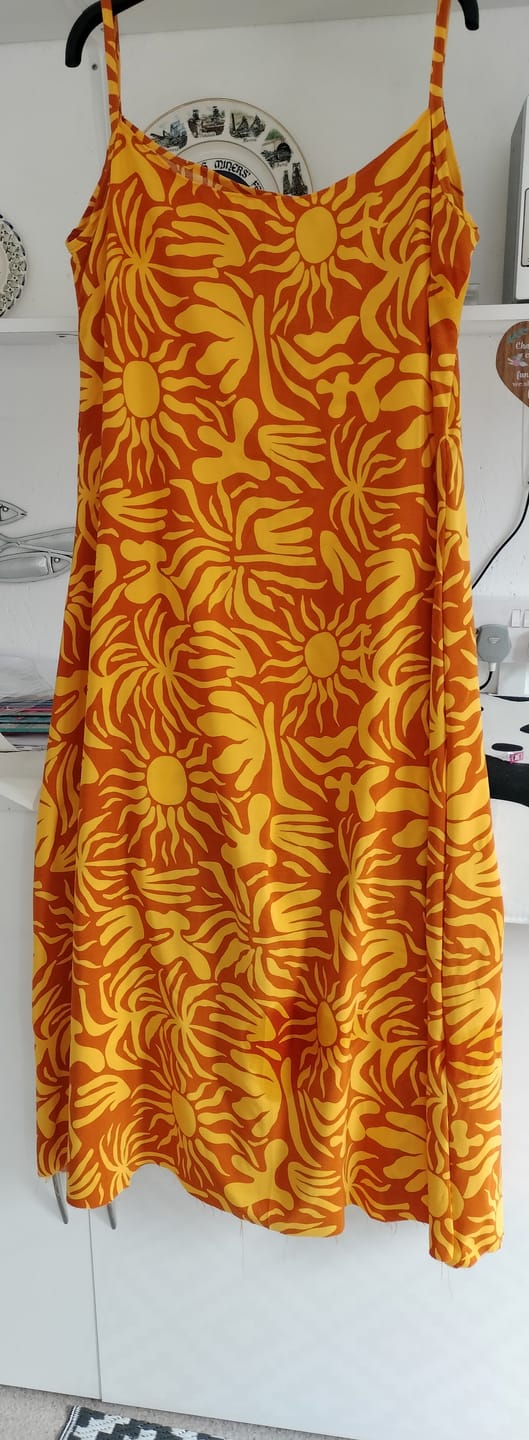 Customer photo review of Beach Bliss Viscose Poplin Fabric