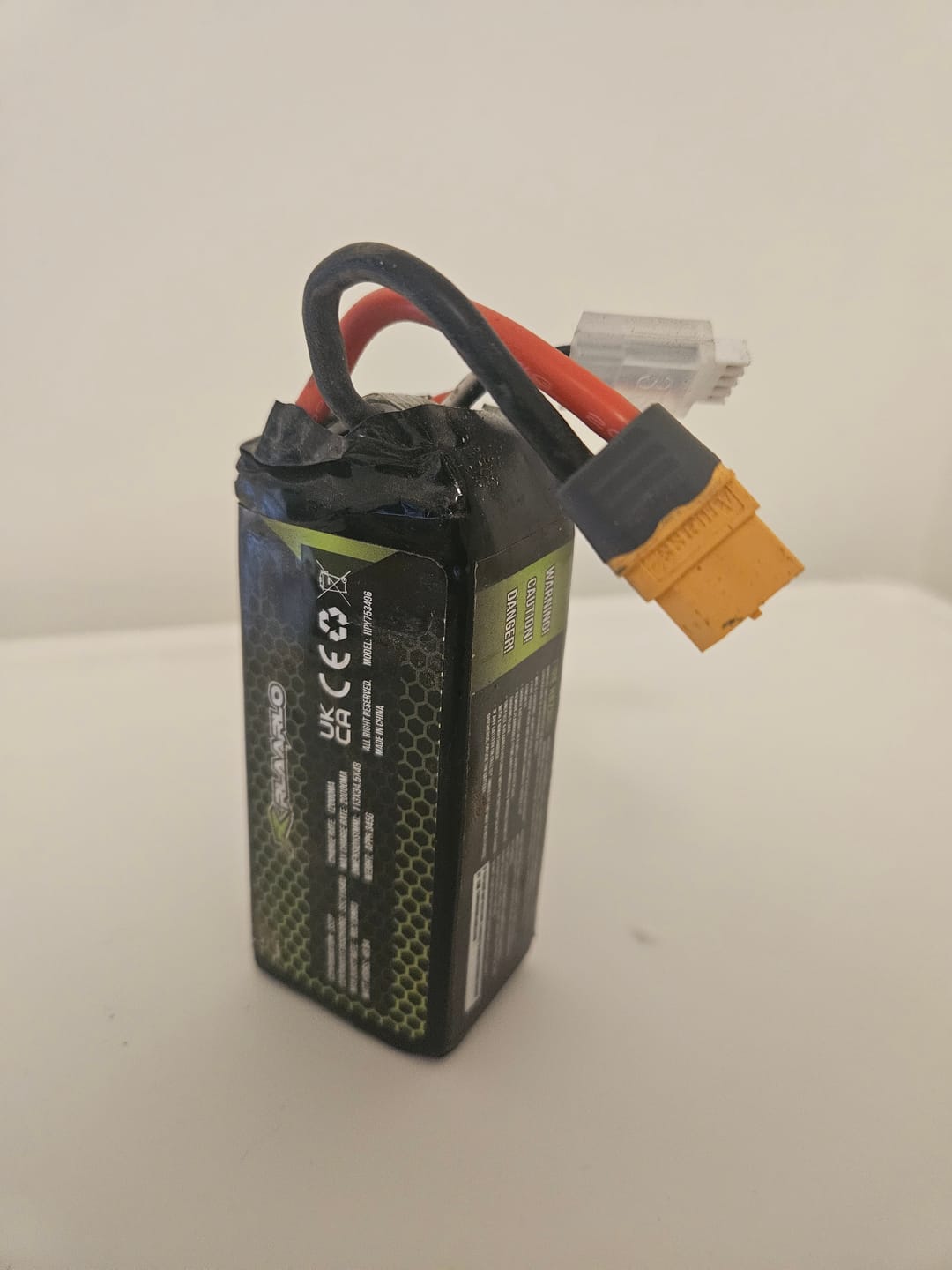 Customer photo review of 11.1V 4400mah 3S Lipo Battery XT60 Plug