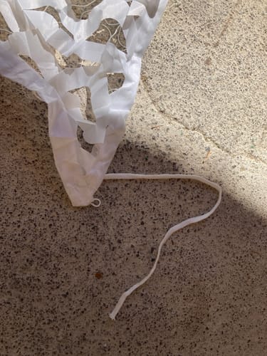 Customer photo review of Toile militaire blanche camouflage