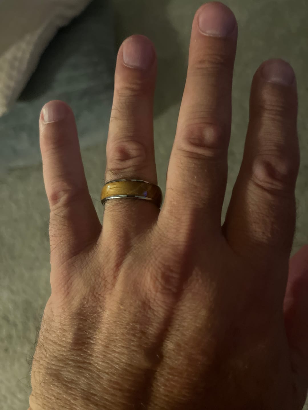 Customer photo review of Engrave Your Ring