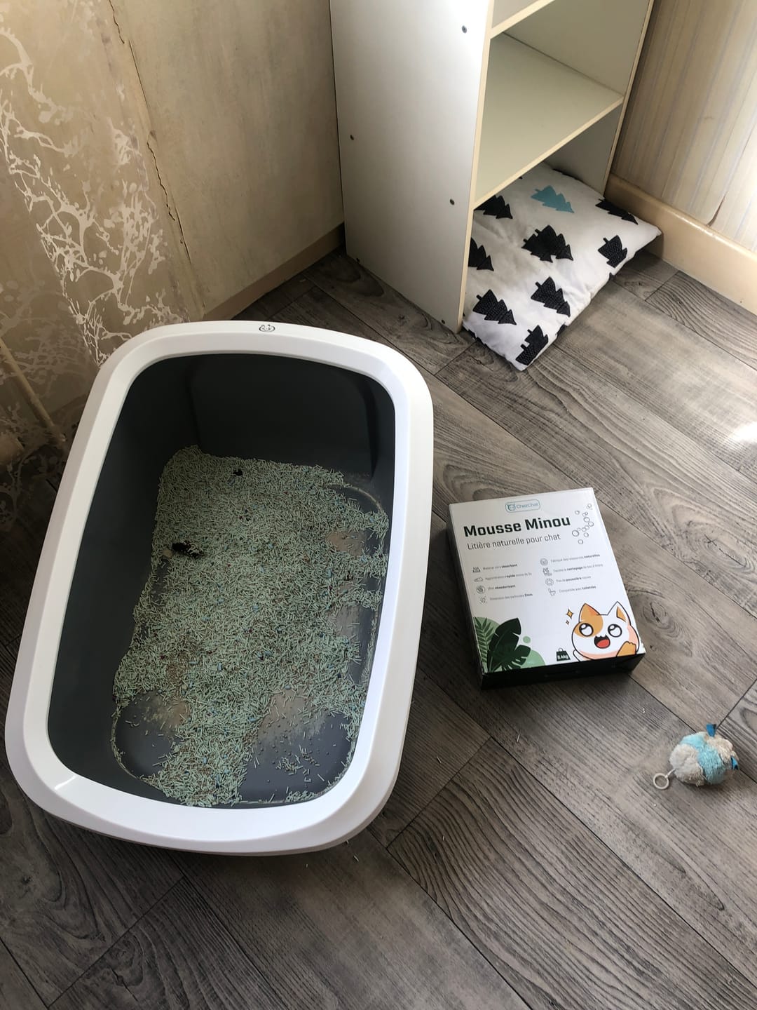 Customer photo review of [PACK] Litière naturelle et écologique Mousse Minou