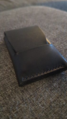 Customer photo review of Slimmad plånbok i äkta läder