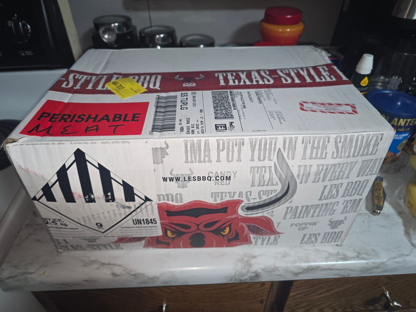 Customer photo review of True 'Candy Red' Oxtail Softballs