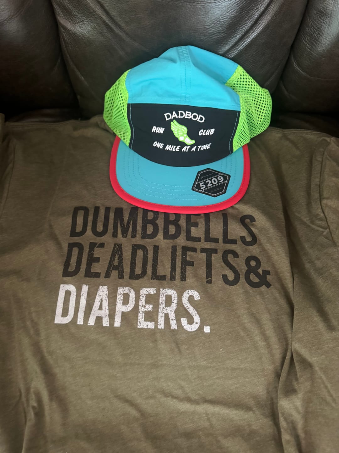 Customer photo review of Military Green Triple D T-Shirt