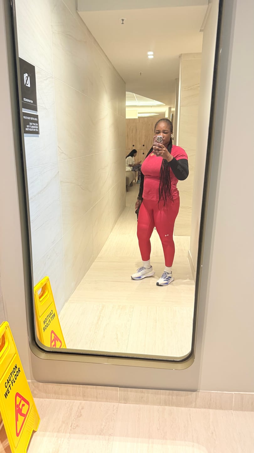 Customer photo review of U-shaped Cut Energy Longline Sports Bra