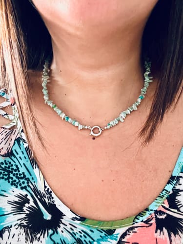 Customer photo review of Collana Rosario Sunshine