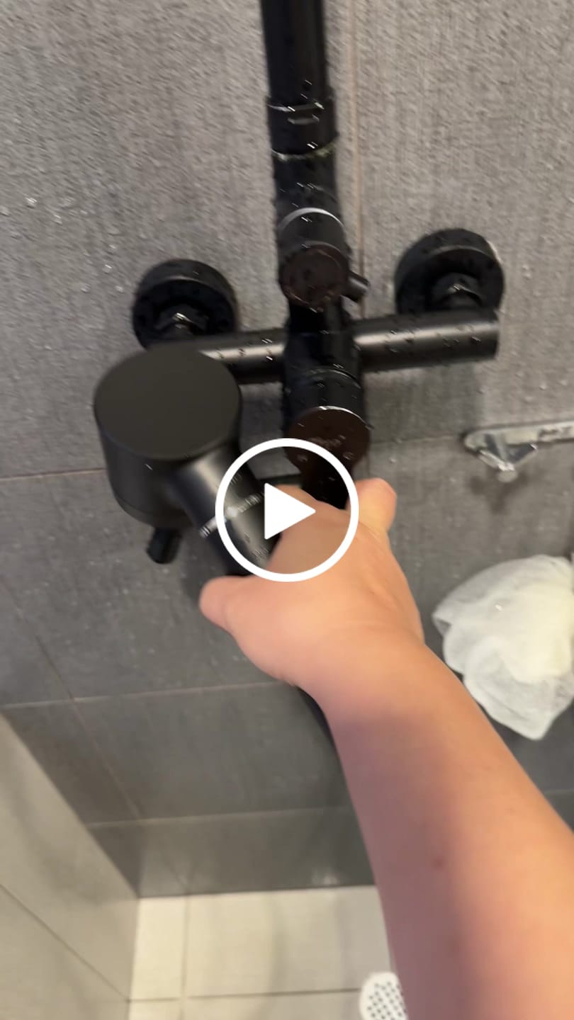 Customer video review of Filtered Showerhead - Matte Black
