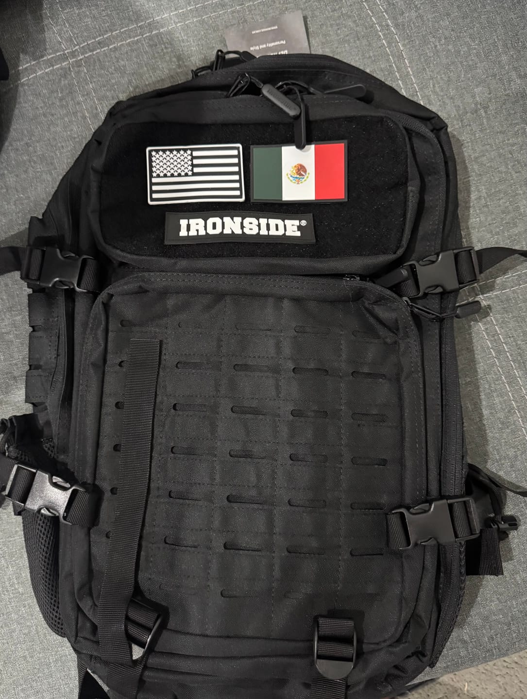 Customer photo review of Mochila IRONSIDE