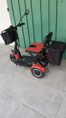 Customer photo review of Tricycle électrique S2 pliable – 3 roues 300W/600W, mobilité pratique pour seniors et PMR