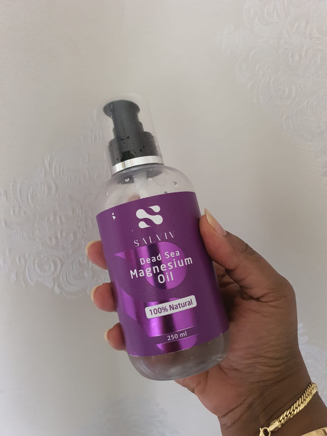 Customer photo review of Salviv Dead Sea Magnesium Oil