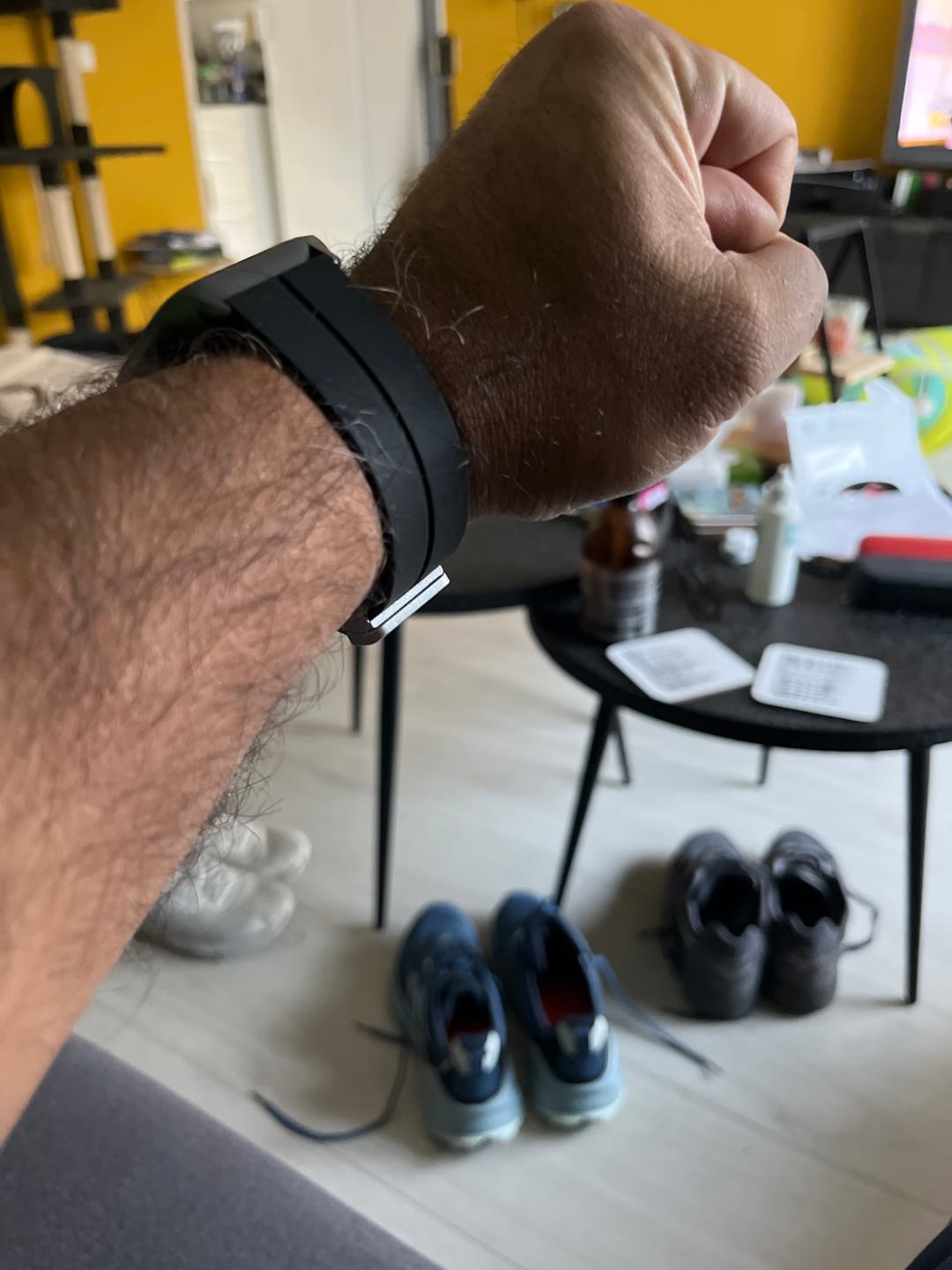 Customer photo review of Sportbandje Zwart