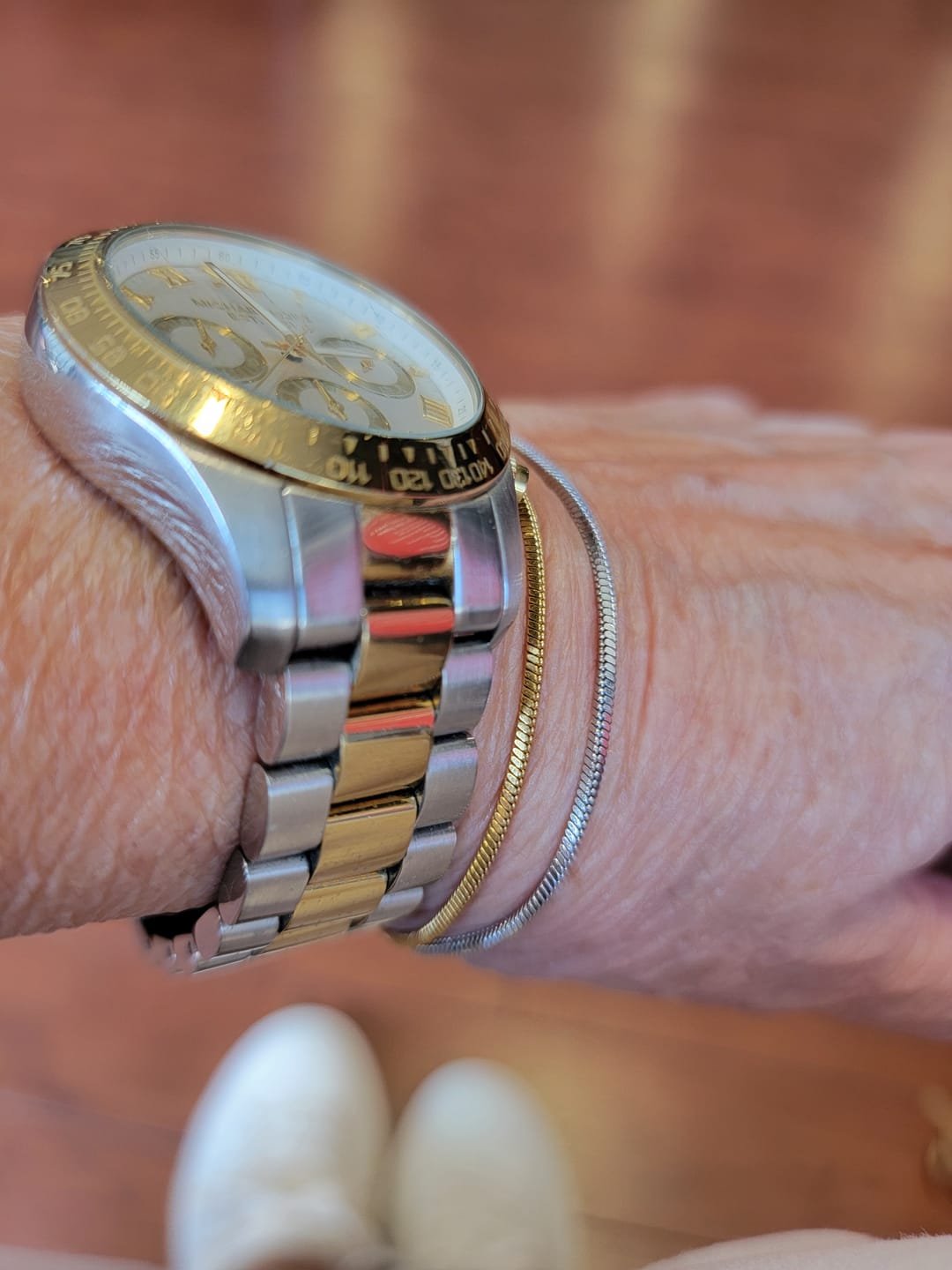 Customer photo review of Minimal Square Bracelet
