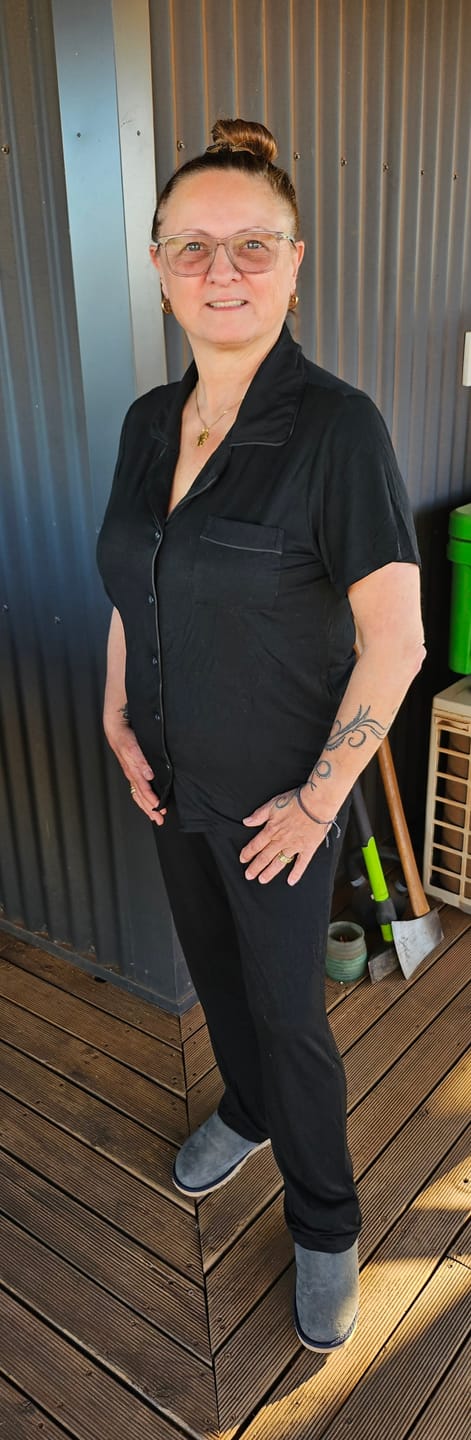 Customer photo review of Short Sleeve with Long Pant Pyjama Set : PHEBE