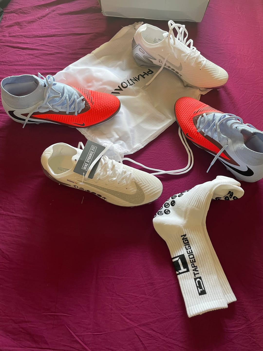 Customer photo review of Vapor 10 Vinicius Trophie The Best FG - Blanc/Argent