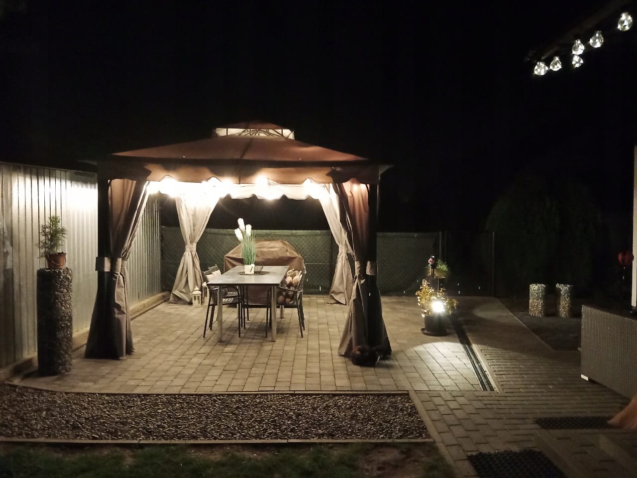 Customer photo review of Stoff Pavillon STOJ - 336cm x 402cm