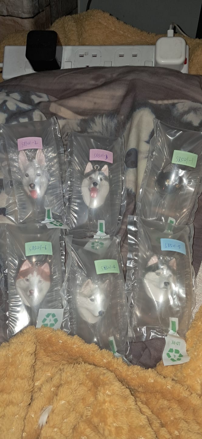 Customer photo review of Personalized Custom Pet Keychain/Magnet