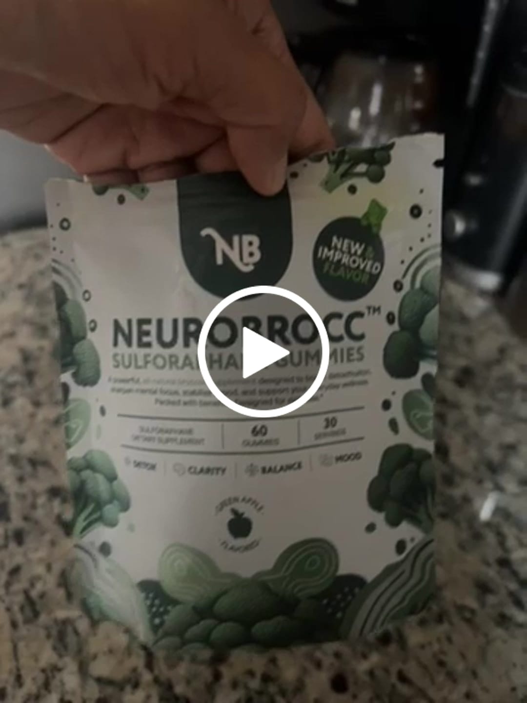 Customer video review of NeuroBrocc Gummies