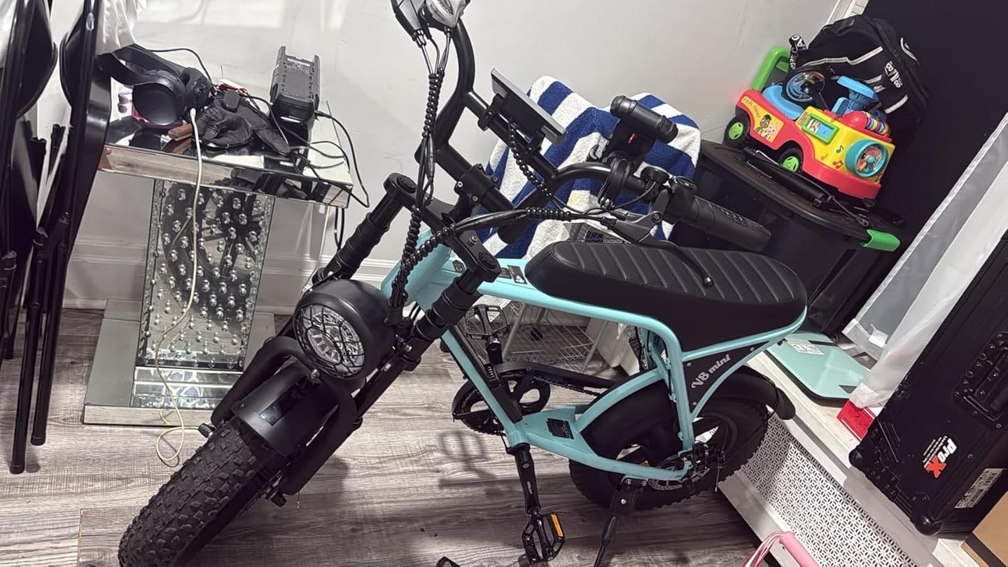 Customer photo review of OUXI V8 Mini Fat Tire Electric Bike