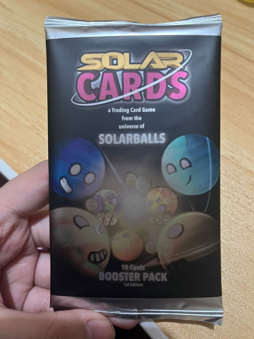 Customer photo review of SolarCards Booster Pack 🚀