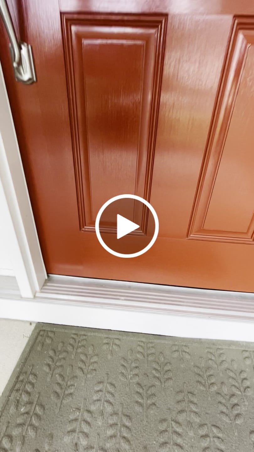 Customer video review of Therma-Tru Drive-On Door Sweep