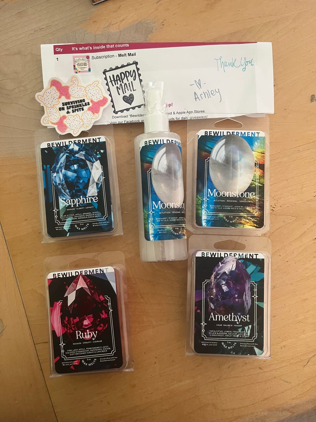 Customer photo review of Melt Mail