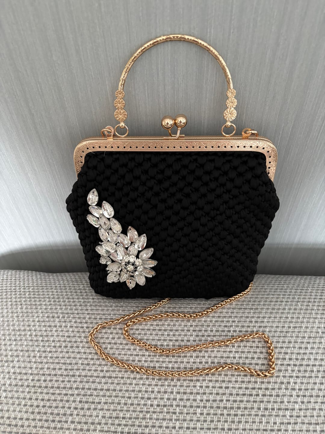 Customer photo review of CrochetPark™ Lotus Handbag DIY KIT