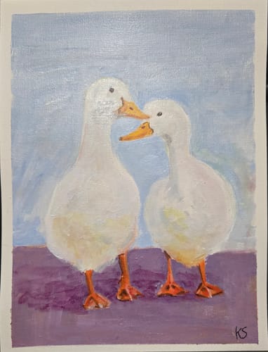 Customer photo review of 40 Sheets Oil & Acrylic Sketchpads 9" x 12"