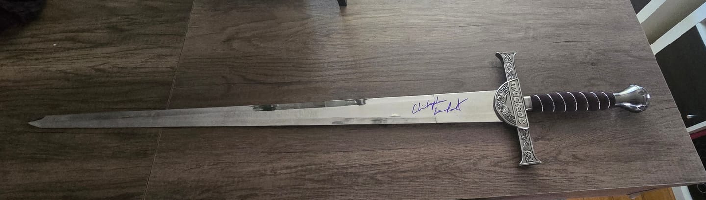 Customer photo review of Highlander - Deluxe Clan Macleod Claymore