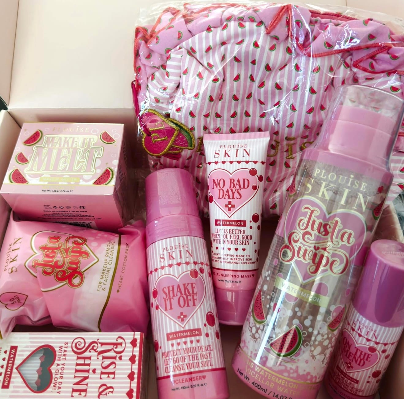 Customer photo review of P.Louise The Skinfluencer Skincare Set