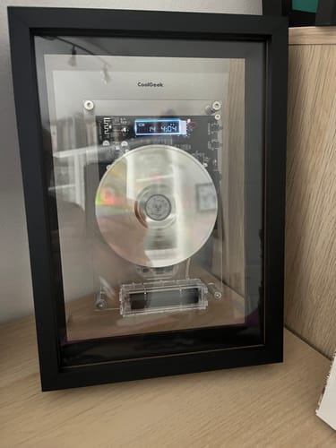 Customer photo review of M1 Music Frame CD Player With Bluetooth