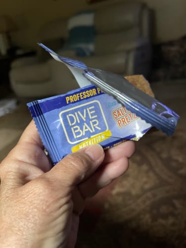 Customer photo review of VALUE PACK Salted Caramel Pretzel - 5 bars