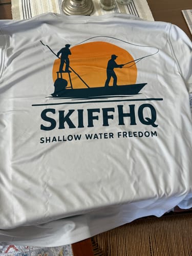 Customer photo review of Custom Digital Boat Artwork