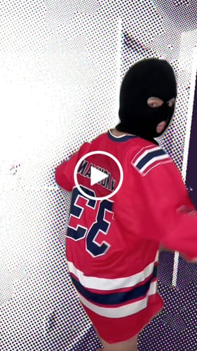 Customer video review of Custom Red Navy-White Classic Style Hockey Jersey