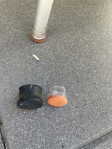 Customer photo review of Groovy Flex Silicone Felt Chair Leg Protectors | Stretchy Edition