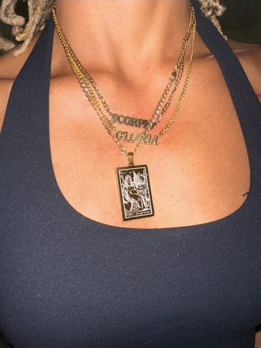 Customer photo review of Personalized Name Necklace