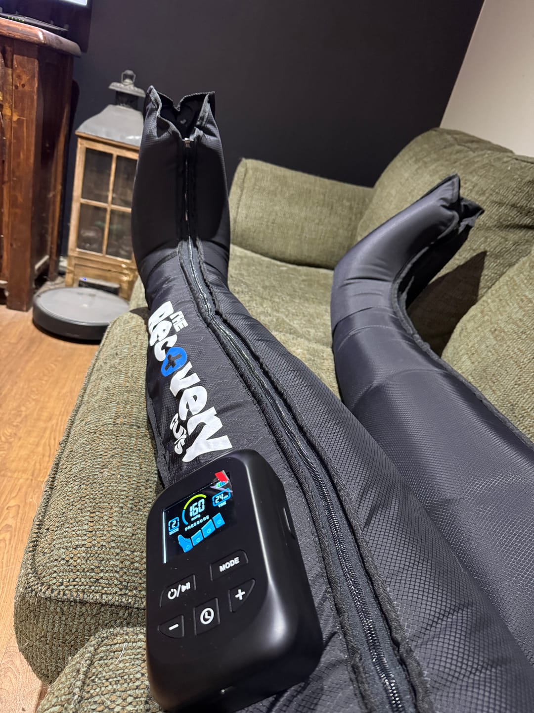 Customer photo review of WIRELESS Compression Boots 3.0